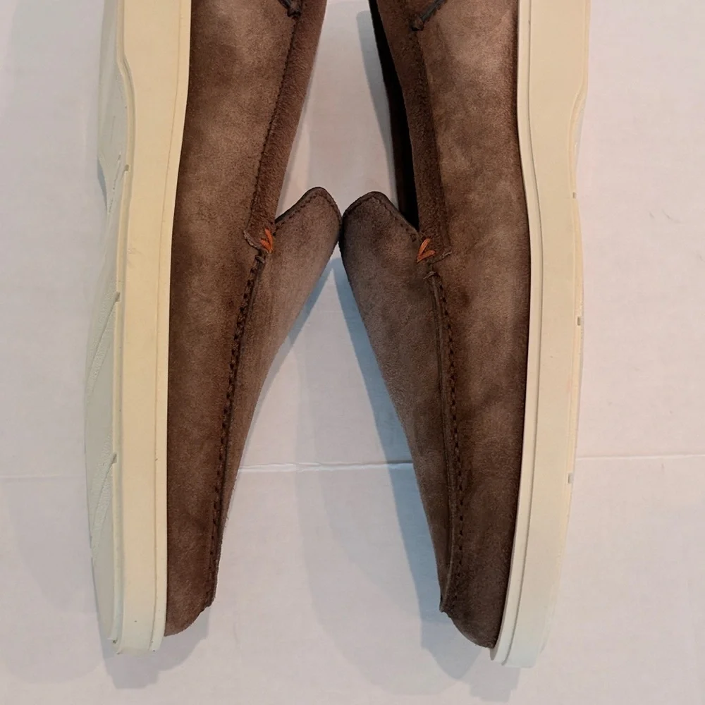 Santino Botanist Men’s Suede Loafers NEW US 8 Made in Italy